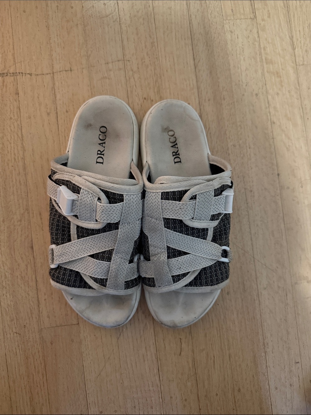 Dracoslides Reflective Cookies N Cream Slide Sandals - Black